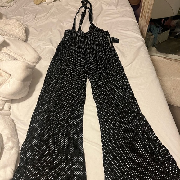 Urban Outfitters Black and white polka dot jumpsuit - Size S - Picture 1 of 5